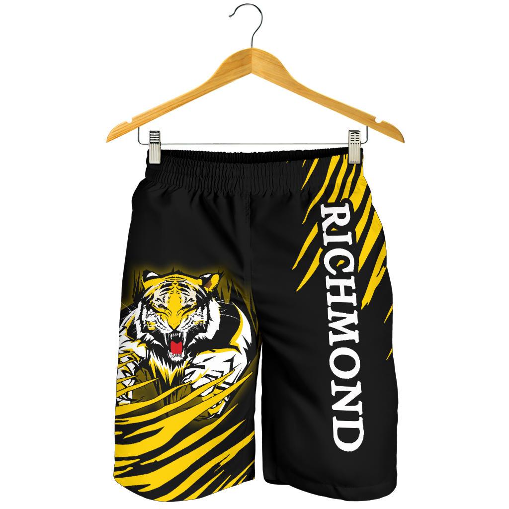 Richmond Tigers All Over Print Men's Shorts - Vibe Hoodie Shop