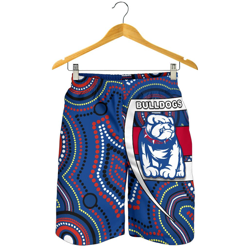 Western Football Bulldogs Men Shorts Redamancy Indigenous Australian - Vibe Hoodie Shop