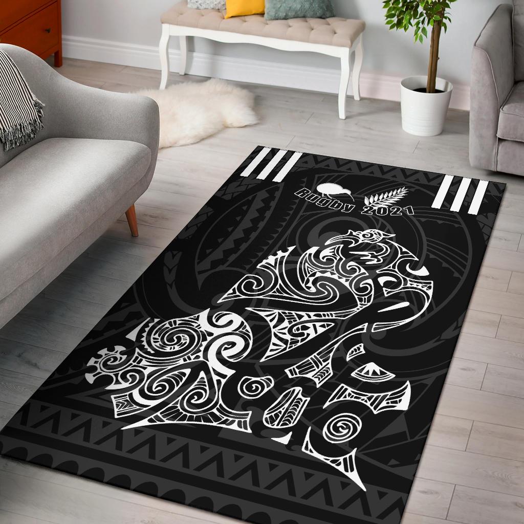 Aotearoa Super Rugby Area Rug Maori Kiwi - Vibe Hoodie Shop