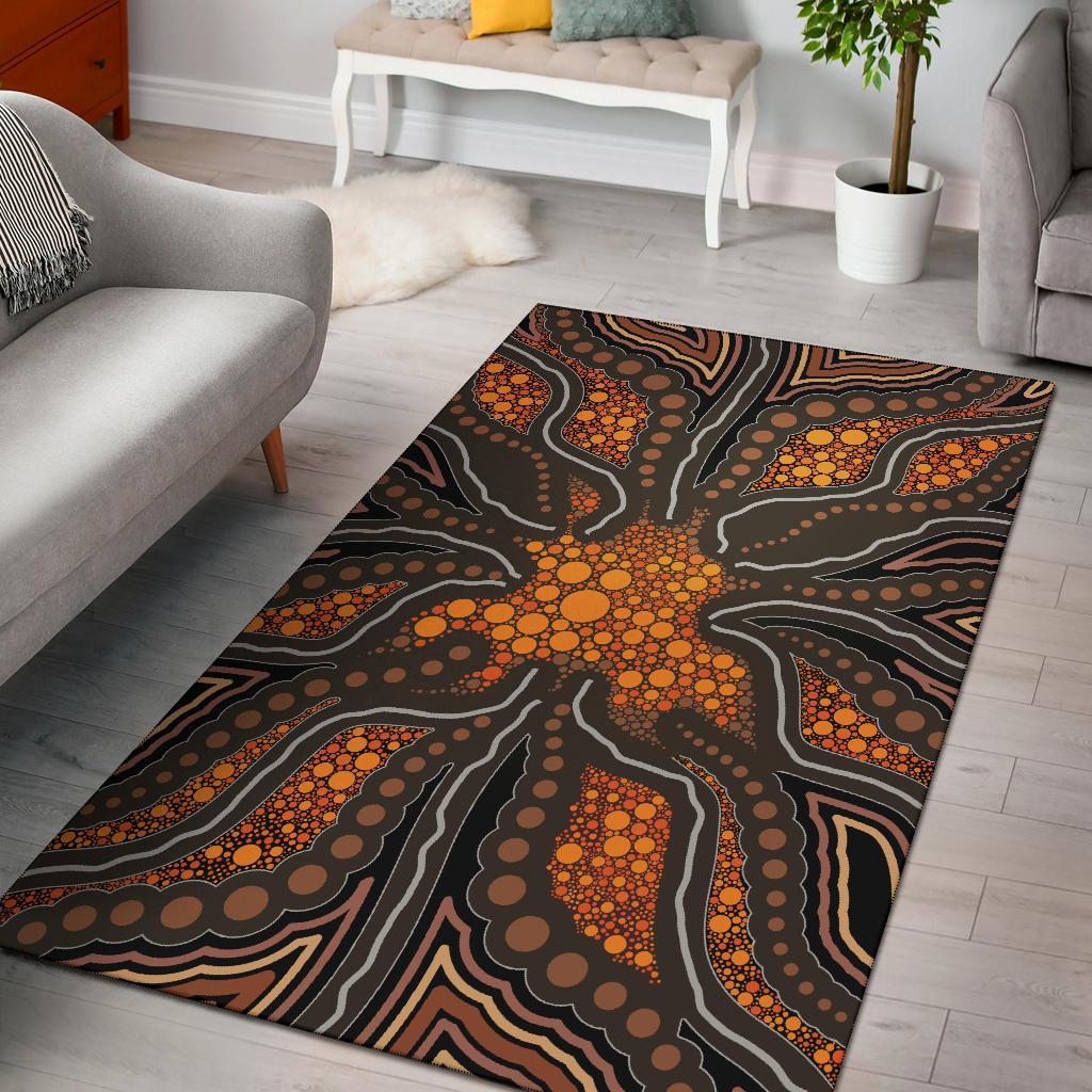 Aboriginal Area Rug - Indigenous Patterns Ver07 - Vibe Hoodie Shop