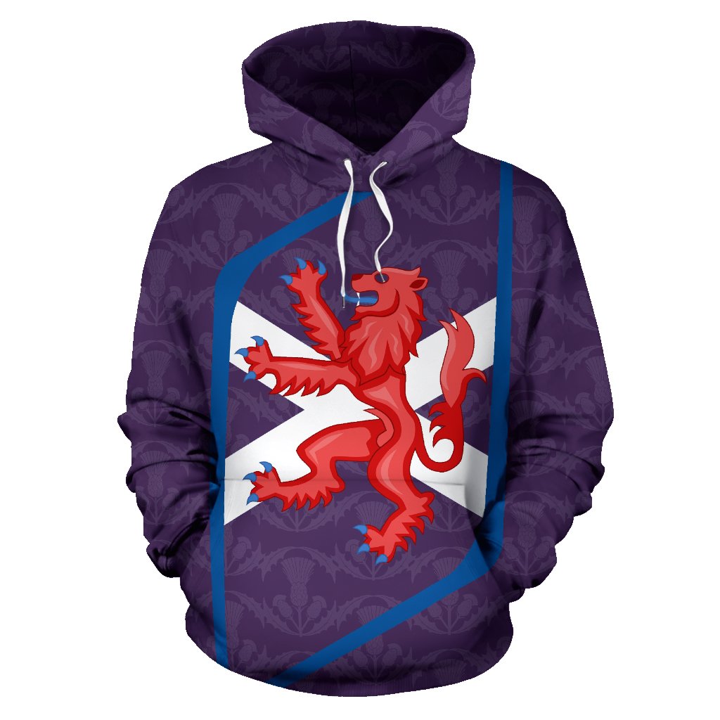 Scotland Hoodie Thistle Diamond Style - Vibe Hoodie Shop