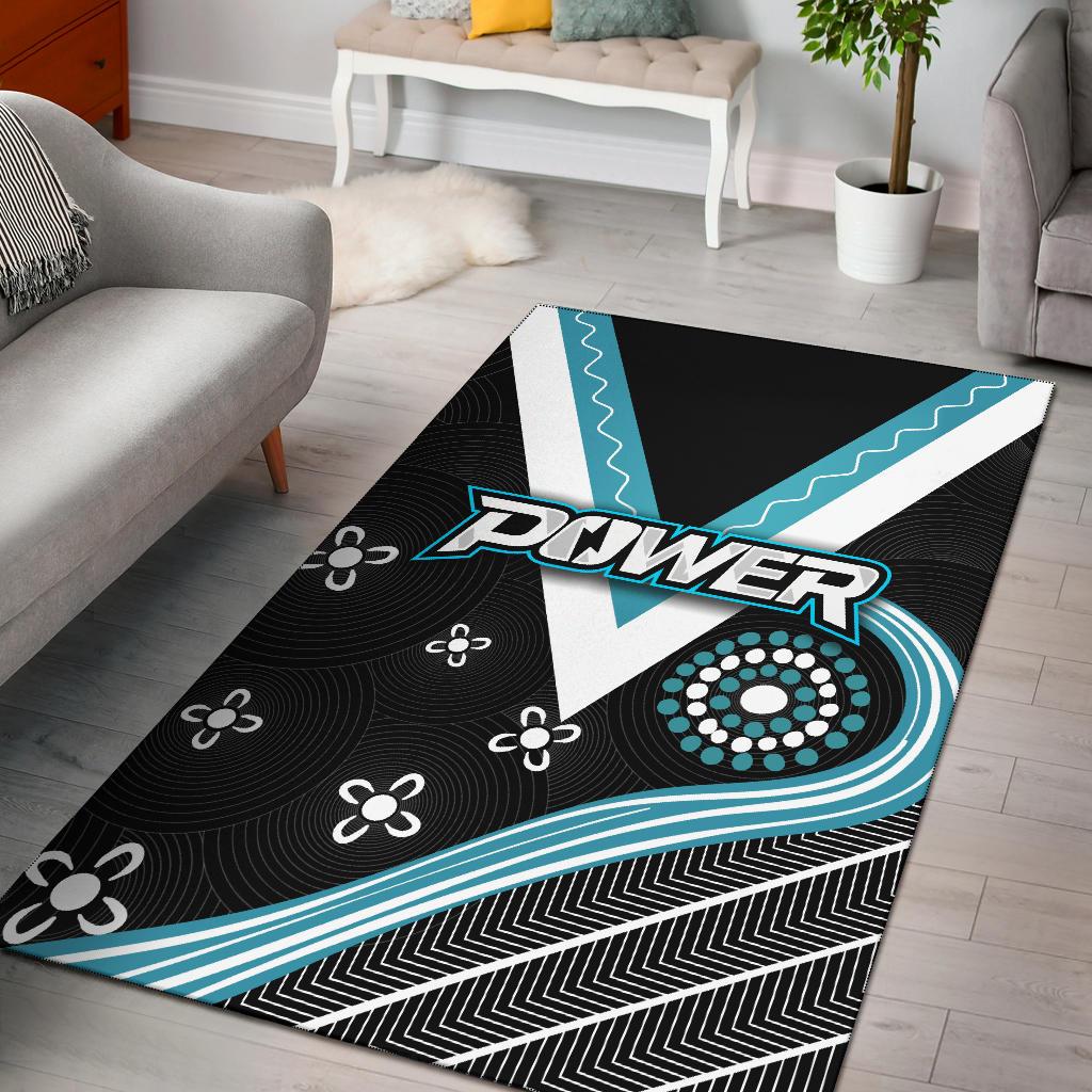 We Are Port Adelaide Area Rug Power - Vibe Hoodie Shop