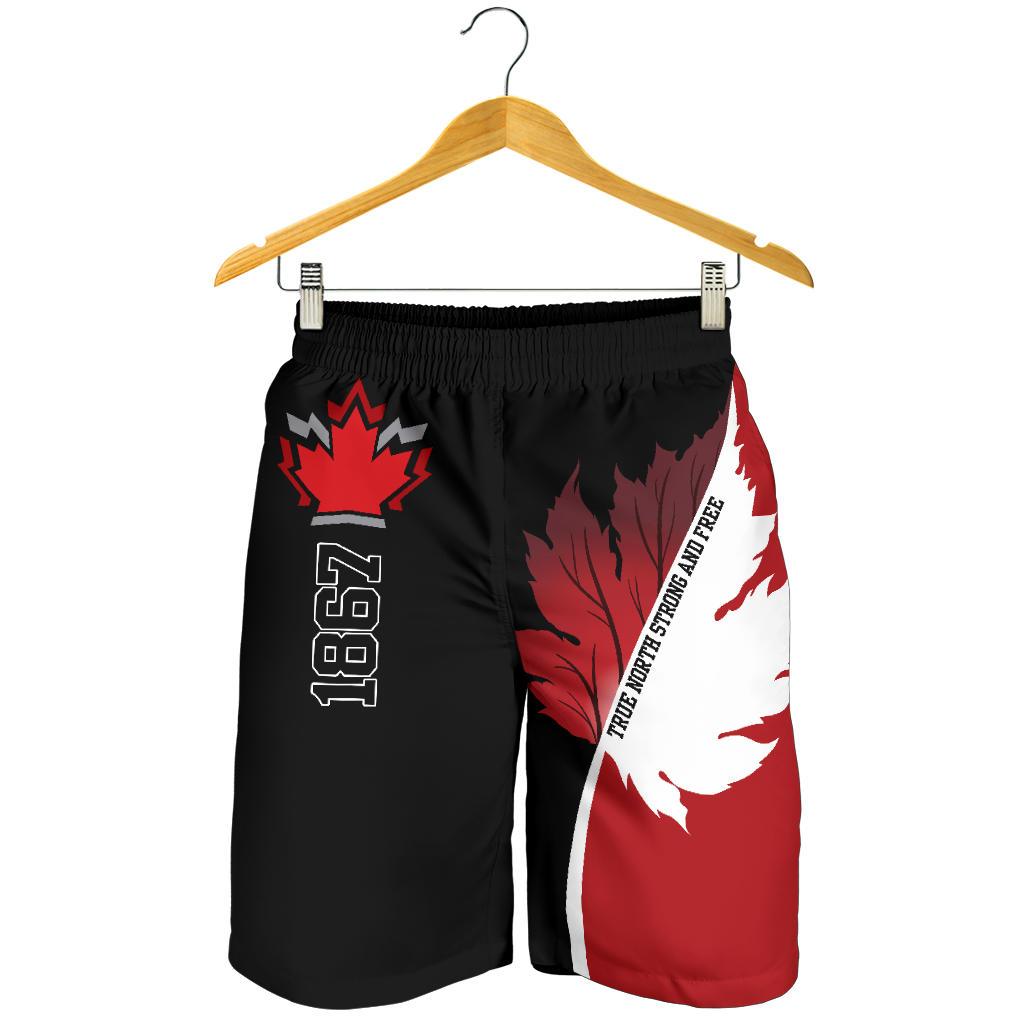 Canada Strong And Free Men's Shorts - Vibe Hoodie Shop