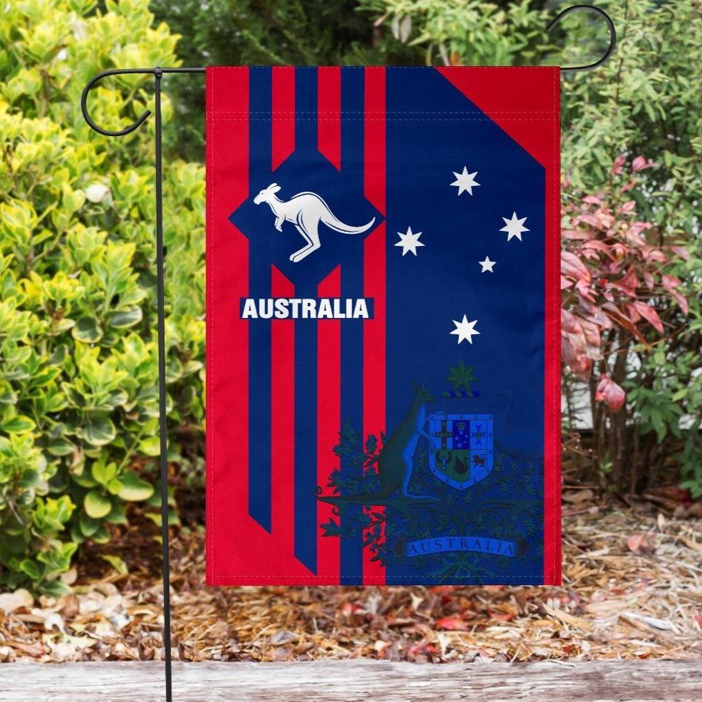 Flag - Australia Kangaroo Sign National Color - Vibe Hoodie Shop