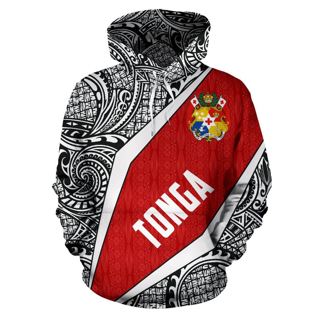 Hoodie Tonga Polynesian Coat Of Arms - Vibe Hoodie Shop