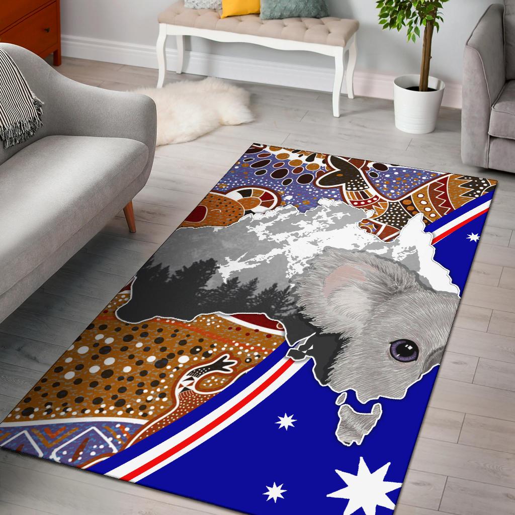 Area Rug - Australia Koala - Vibe Hoodie Shop