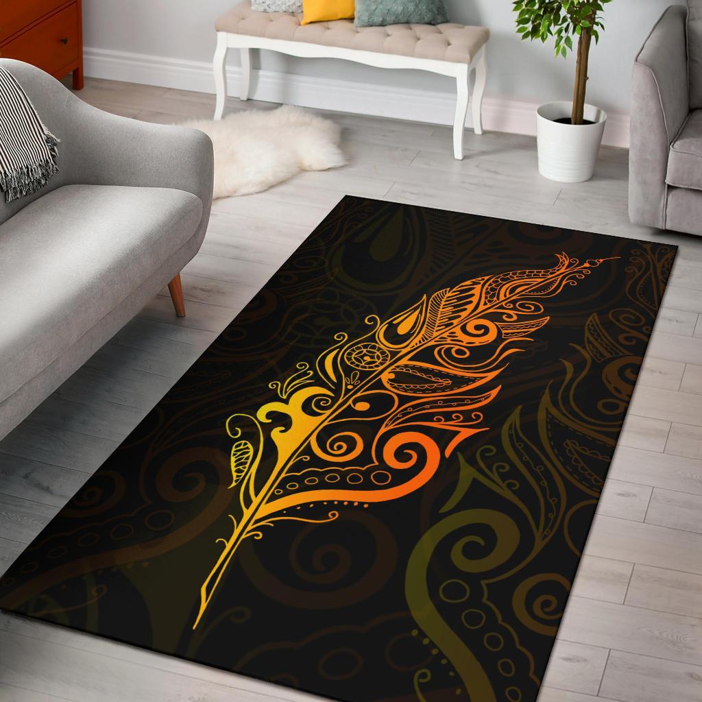 Light Silver Fern Area Rug, Sunrise Vibe - Vibe Hoodie Shop