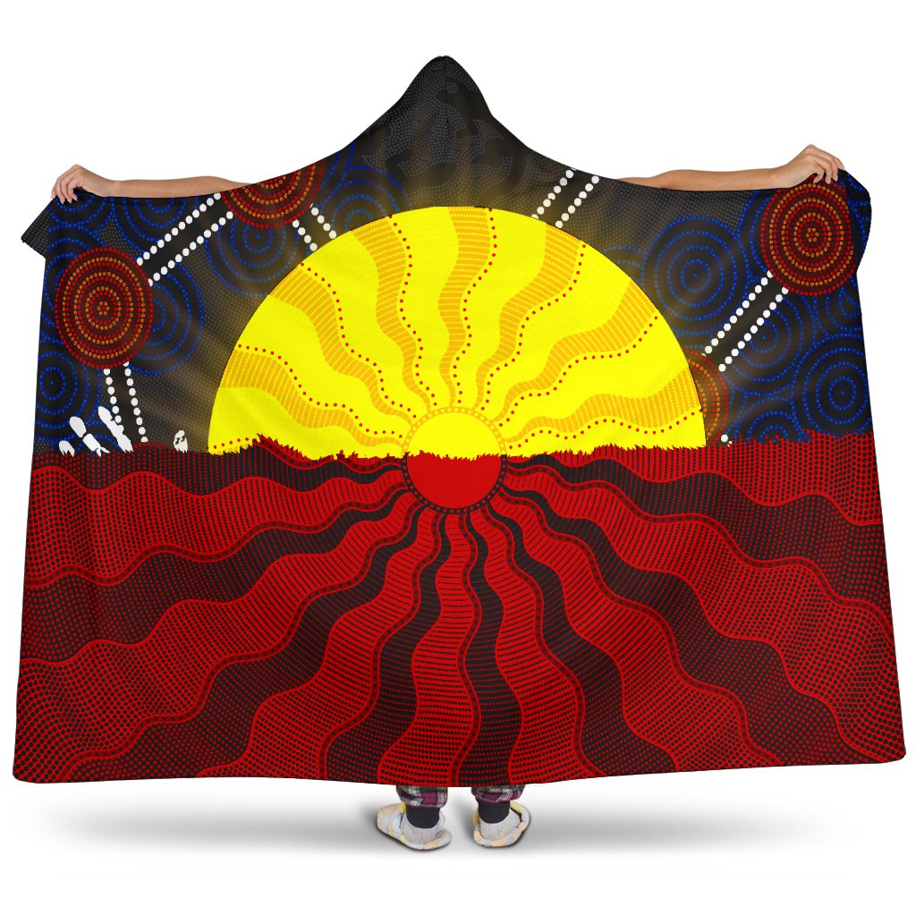 aboriginal-hooded-blanket-aboriginal-lives-matter-flag-sun-dot-painting