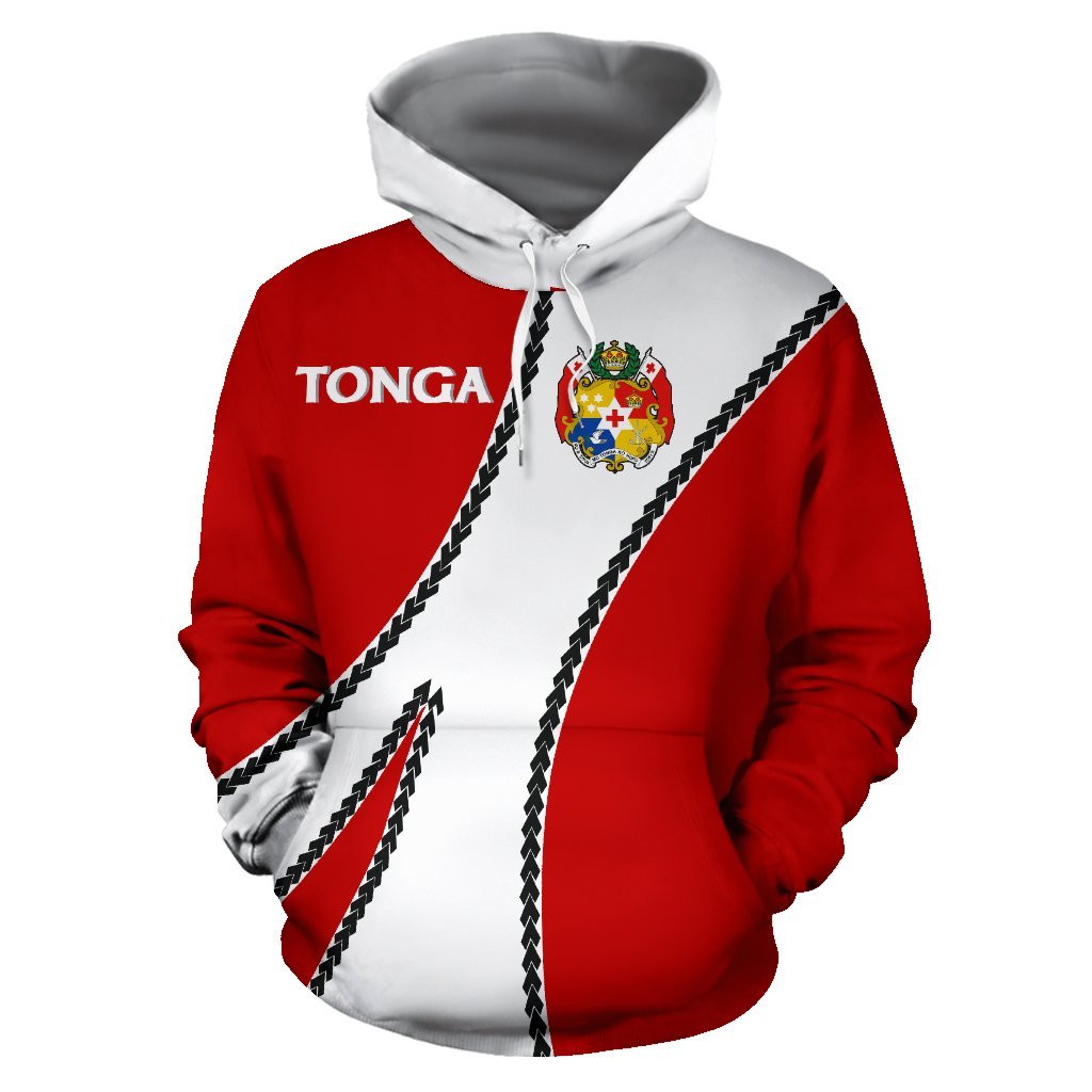 Tonga Hoodie Coat Of Arms - Sports Style - Vibe Hoodie Shop