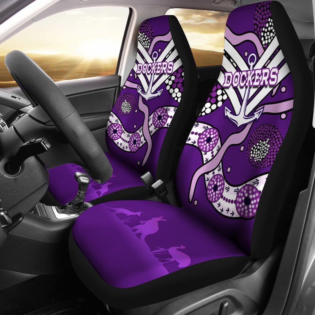 Dockers Car Seat Covers Indigenous Fremantle - Freo - Vibe Hoodie Shop