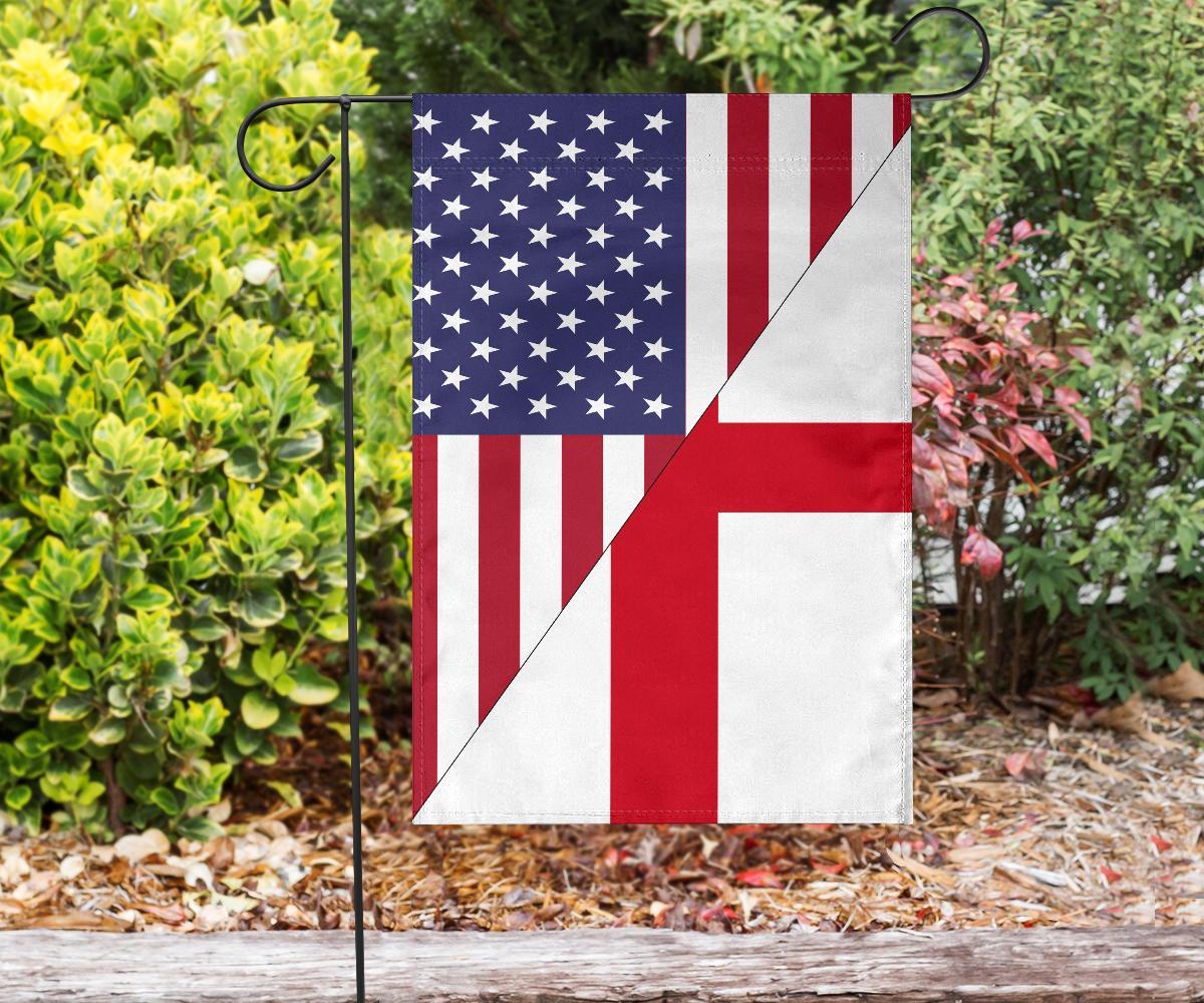 US Flag with England Flag - Vibe Hoodie Shop