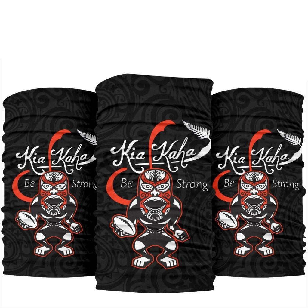 New Zealand Bandana Rugby Kia Kaha Be Strong Black - Vibe Hoodie Shop