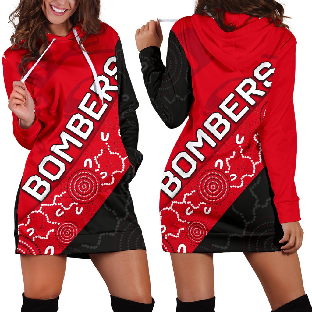 Bombers Women Hoodie Dress - Vibe Hoodie Shop