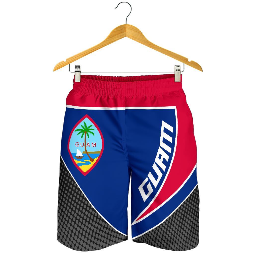 Guam Flag Spine Men Short - Vibe Hoodie Shop