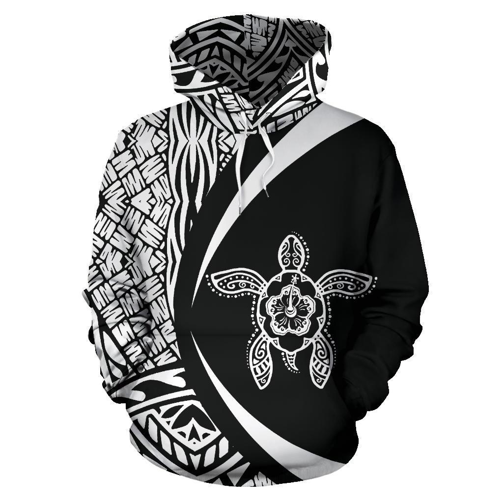 Marshall Islands Turtle Polynesian Hoodie - Circle Style 06 - Vibe Hoodie Shop