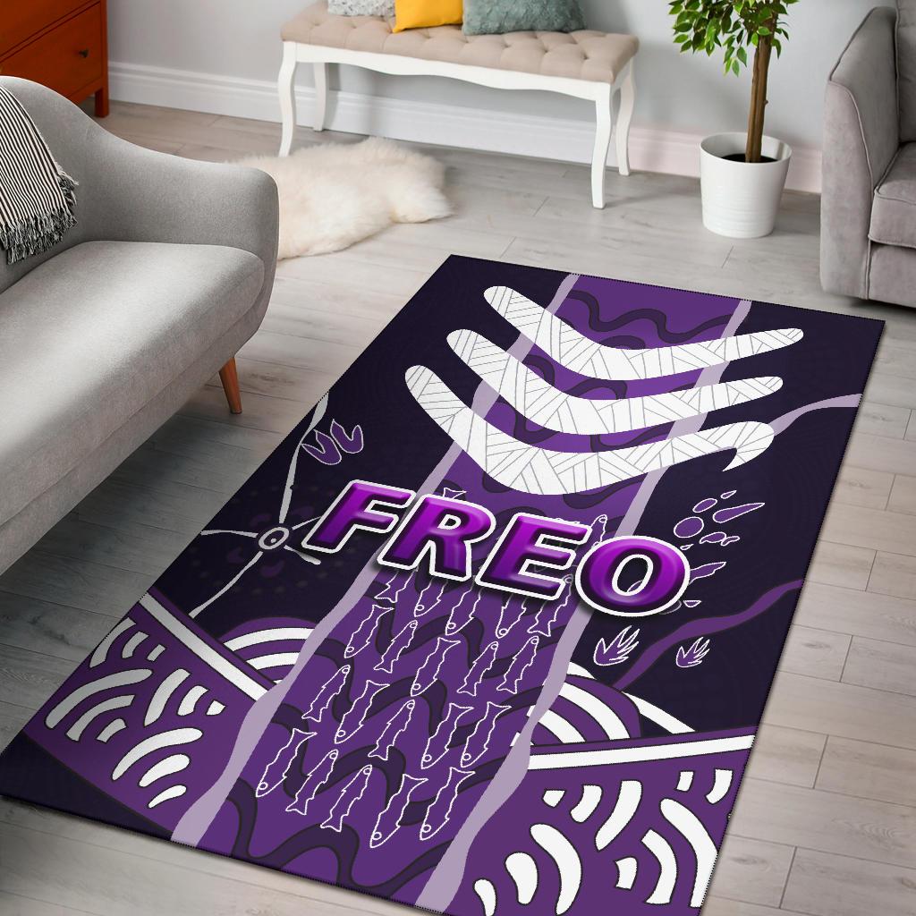 Fremantle Area Rug Dockers Simple Indigenous Freo - Vibe Hoodie Shop