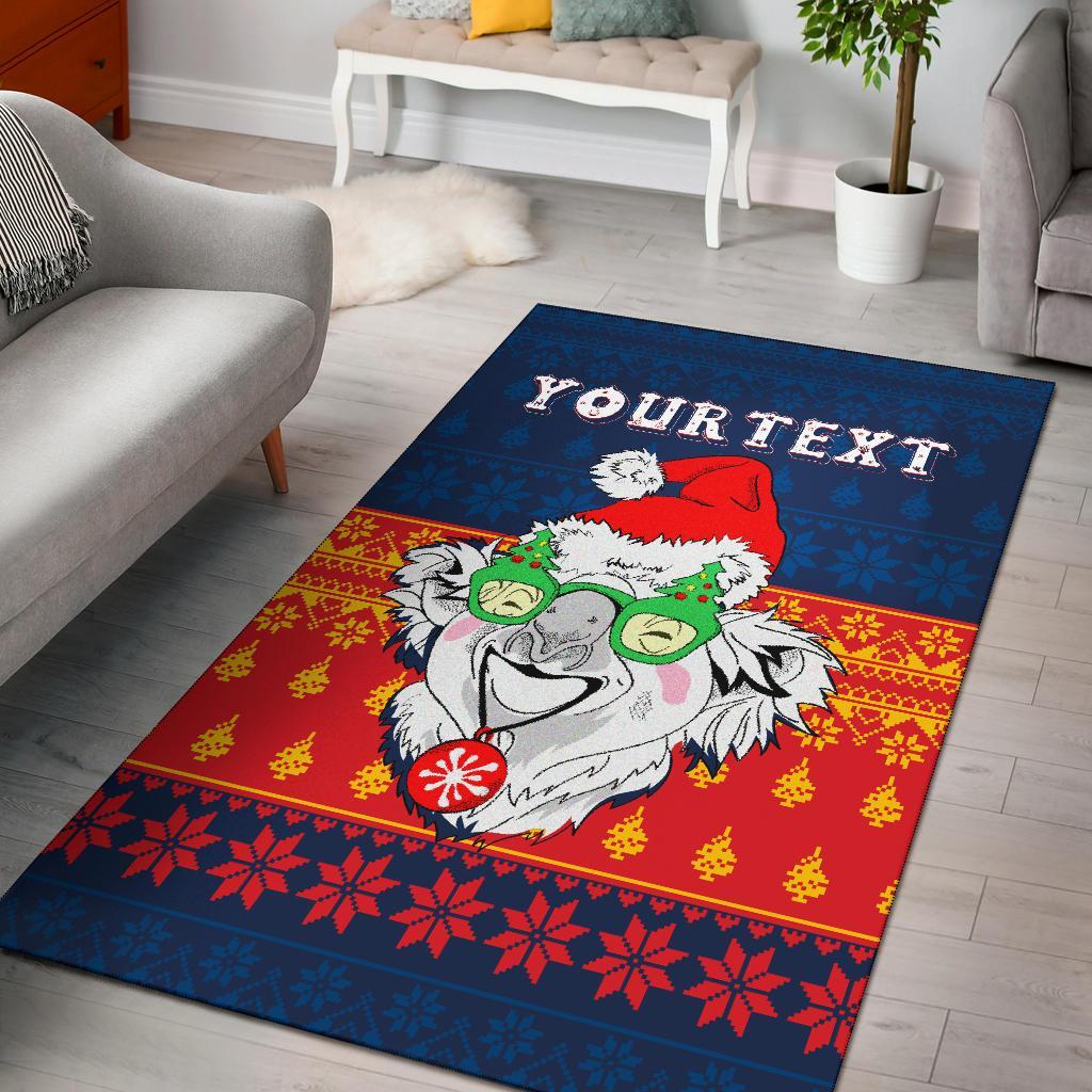 Custom Australia Christmas Area Rug - Bye Bye 2020 - Vibe Hoodie Shop