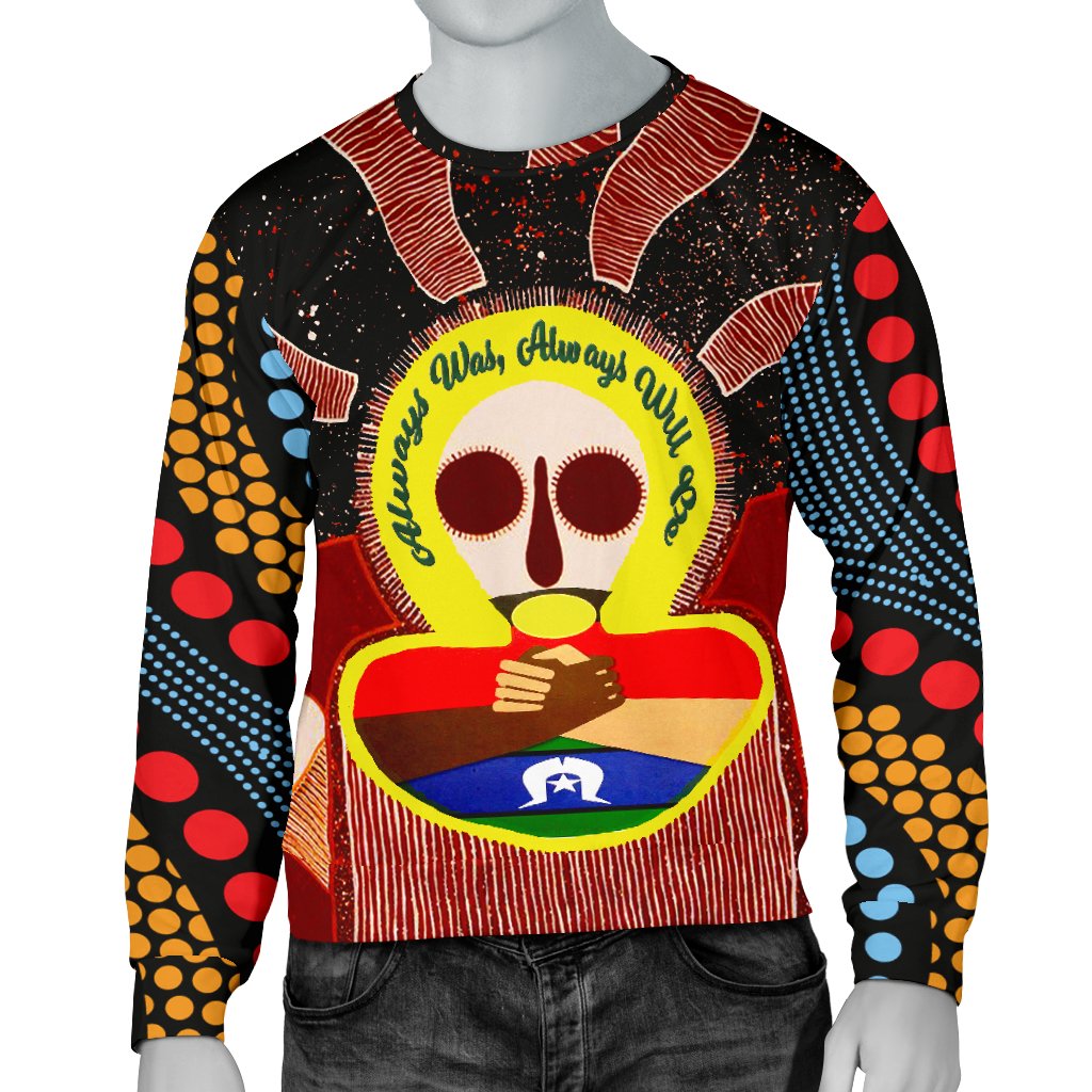 Aboriginal and Torres Strait Islanders Men's Sweater - NAIDOC Style - Vibe Hoodie Shop