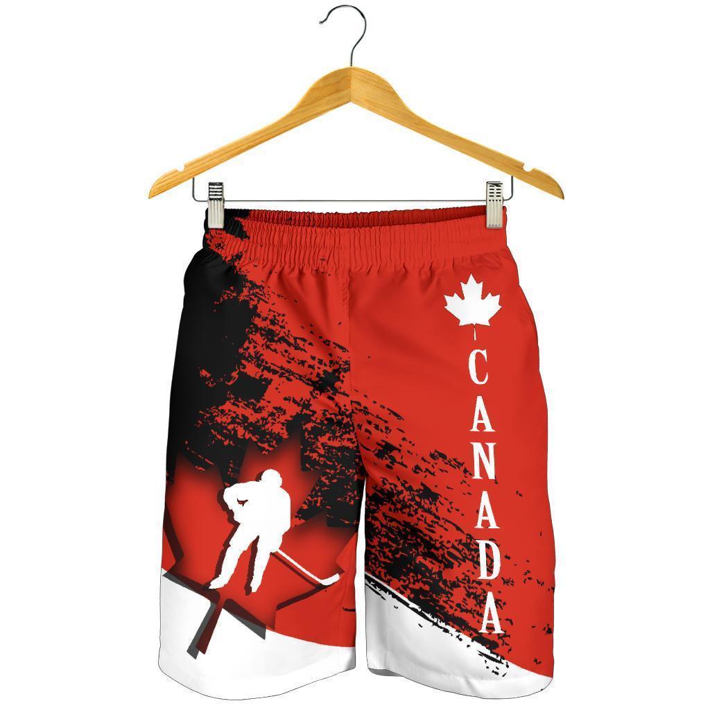 Canada Shorts - Maple Leaf Hockey - Vibe Hoodie Shop