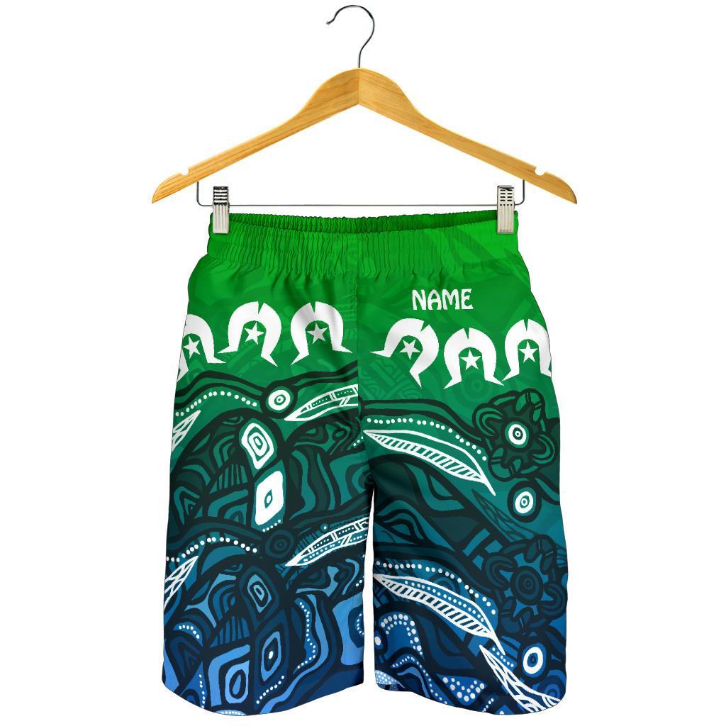 Torres Strait Islands Men's Shorts - Blue - Vibe Hoodie Shop