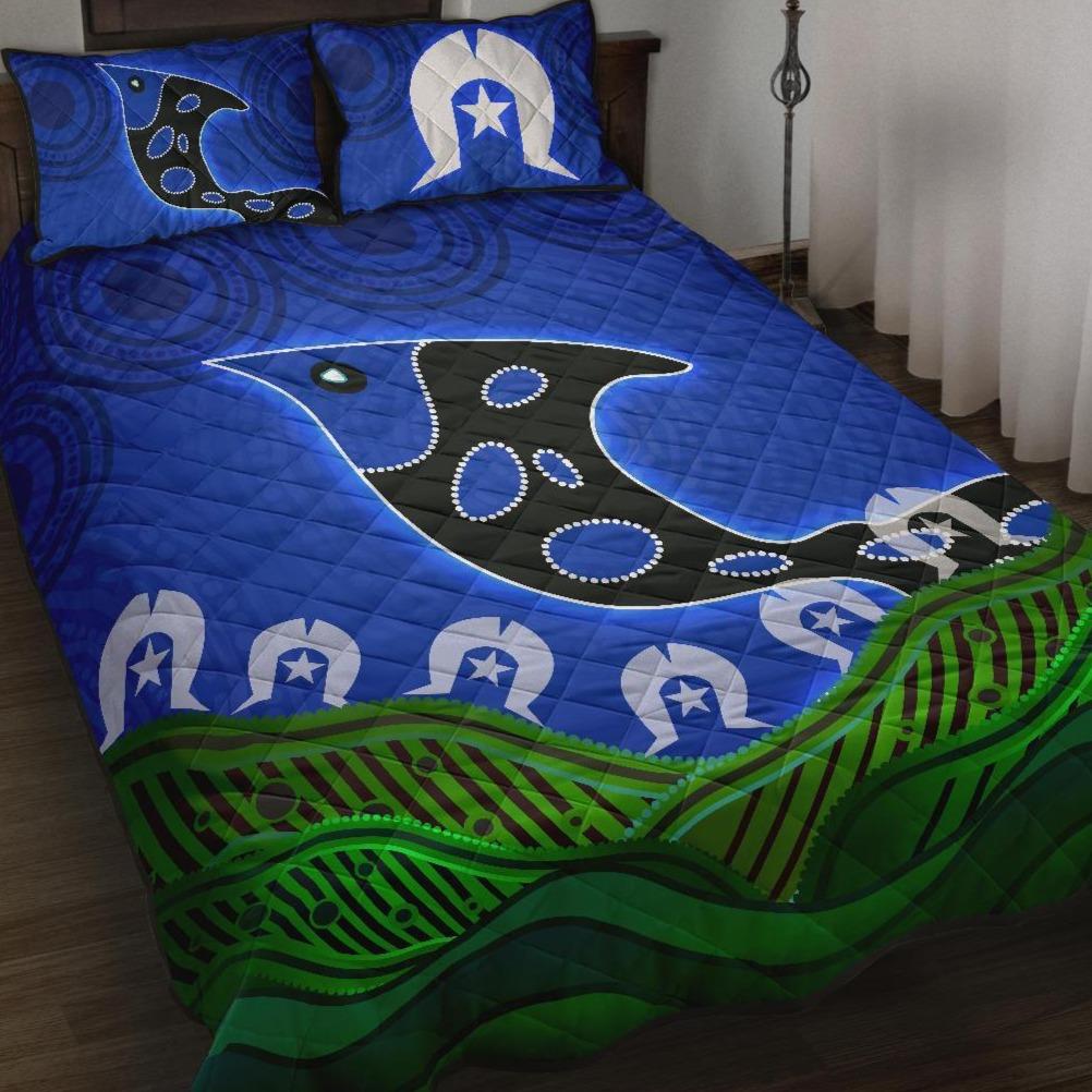 Quilt Bed Set - Torres Strait Dot Patterns - Vibe Hoodie Shop