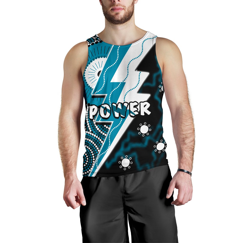 Power Men Tank Top Thunda Port Adelaide - Vibe Hoodie Shop