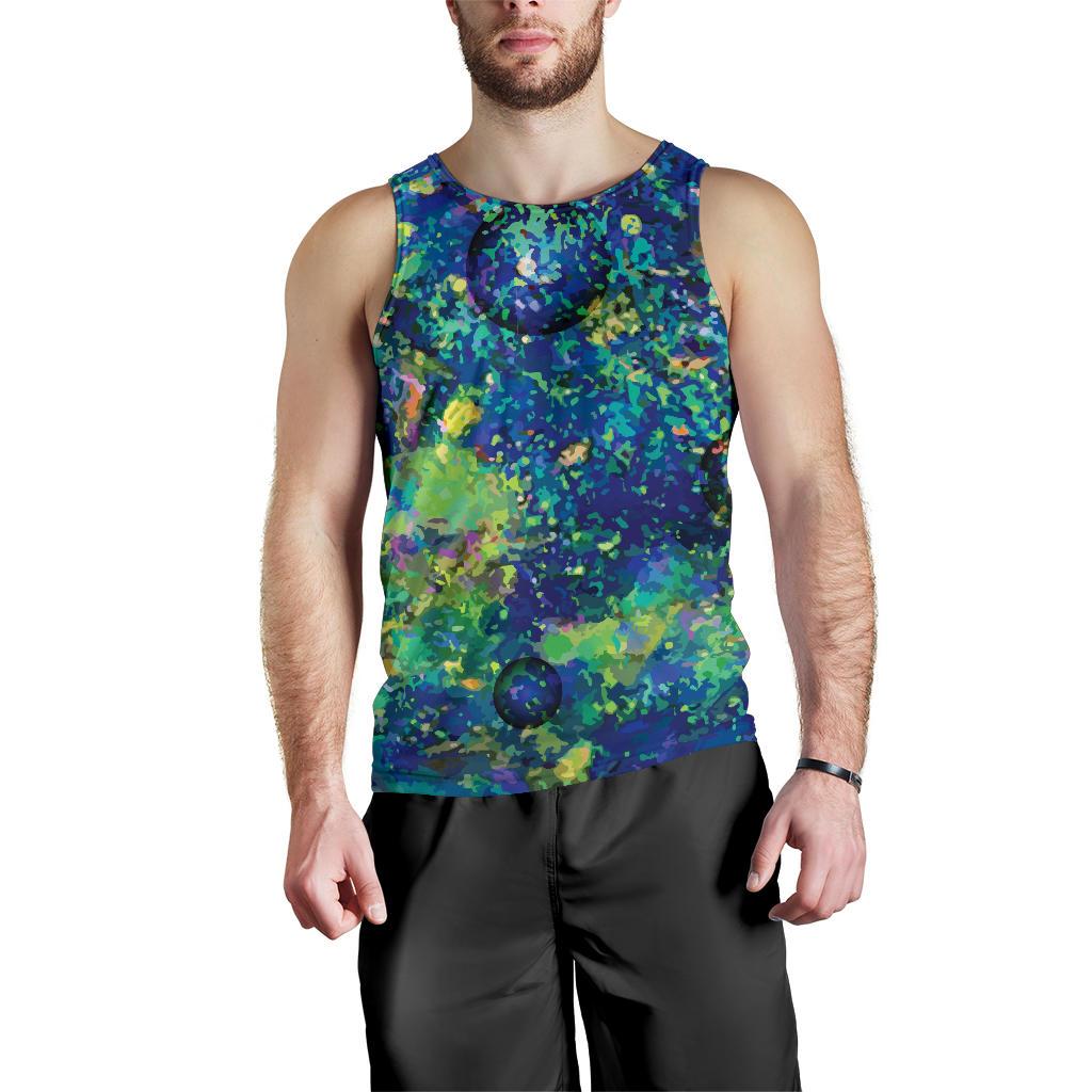 Australia Men Tank Top - Opal Gemstone Mens Tank Color Art - Vibe Hoodie Shop