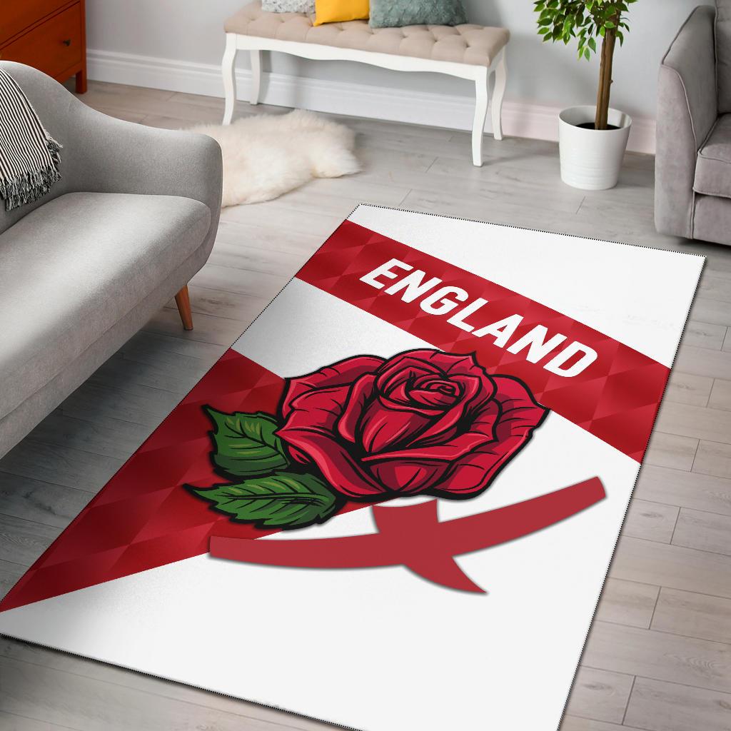 England Rugby Area Rug Sporty Style - Vibe Hoodie Shop