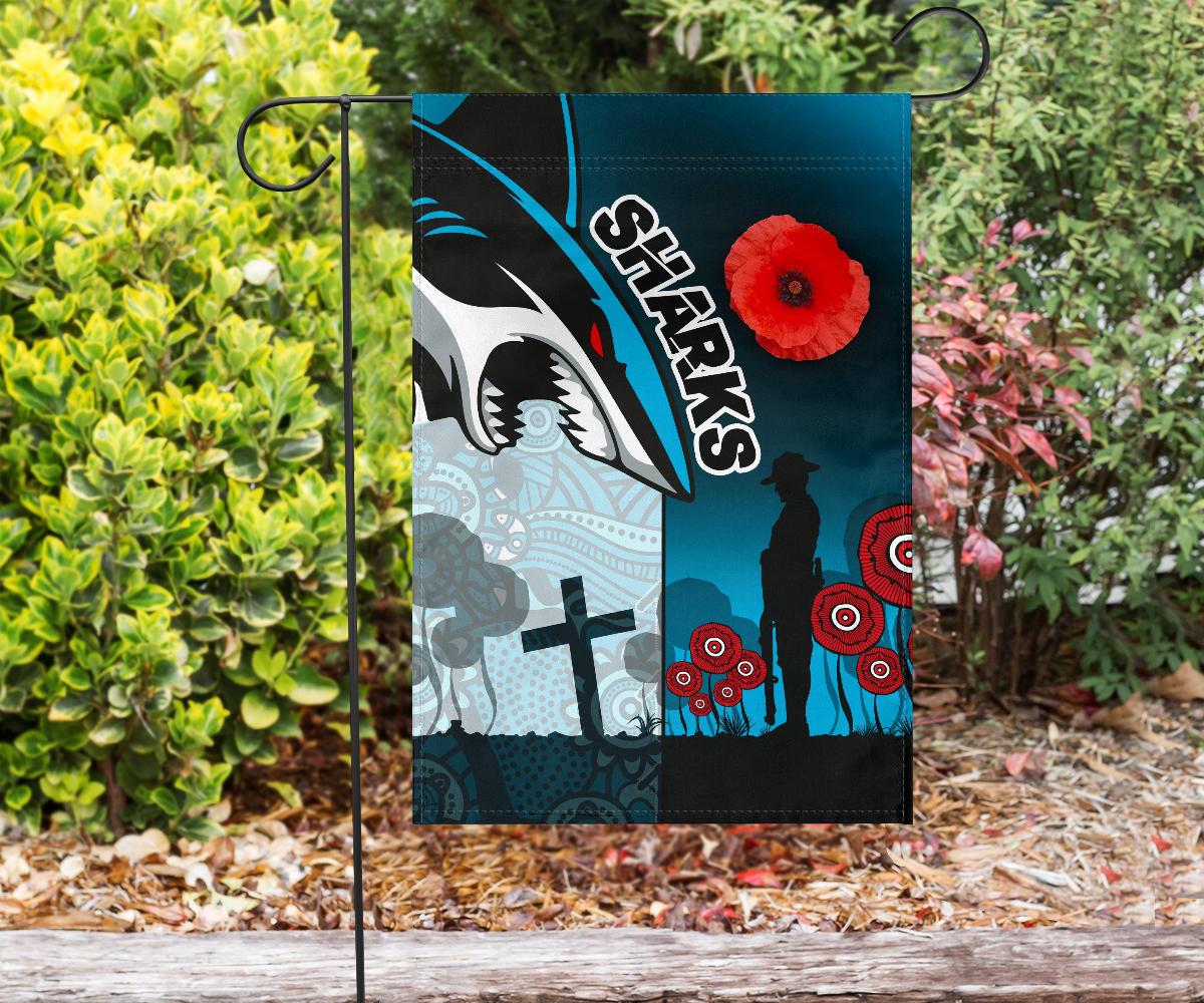 Sharks Flag Cronulla ANZAC Day - Vibe Hoodie Shop