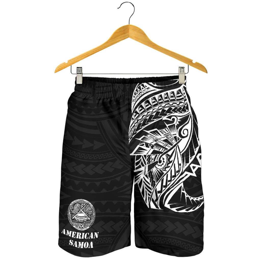 American Samoa Tattoo Men Shorts Polynesian Style - Vibe Hoodie Shop