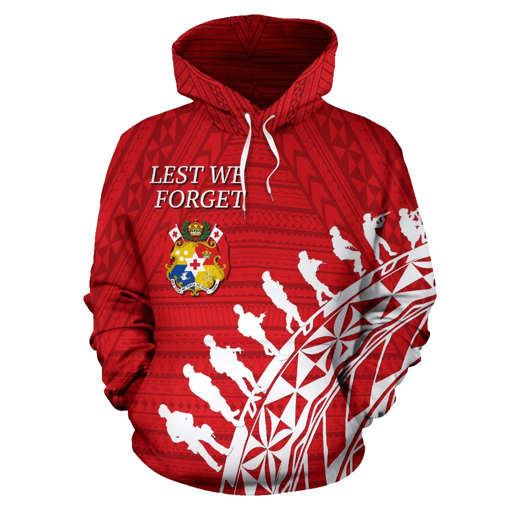 Tonga ANZAC Lest We Forget Hoodie - Vibe Hoodie Shop