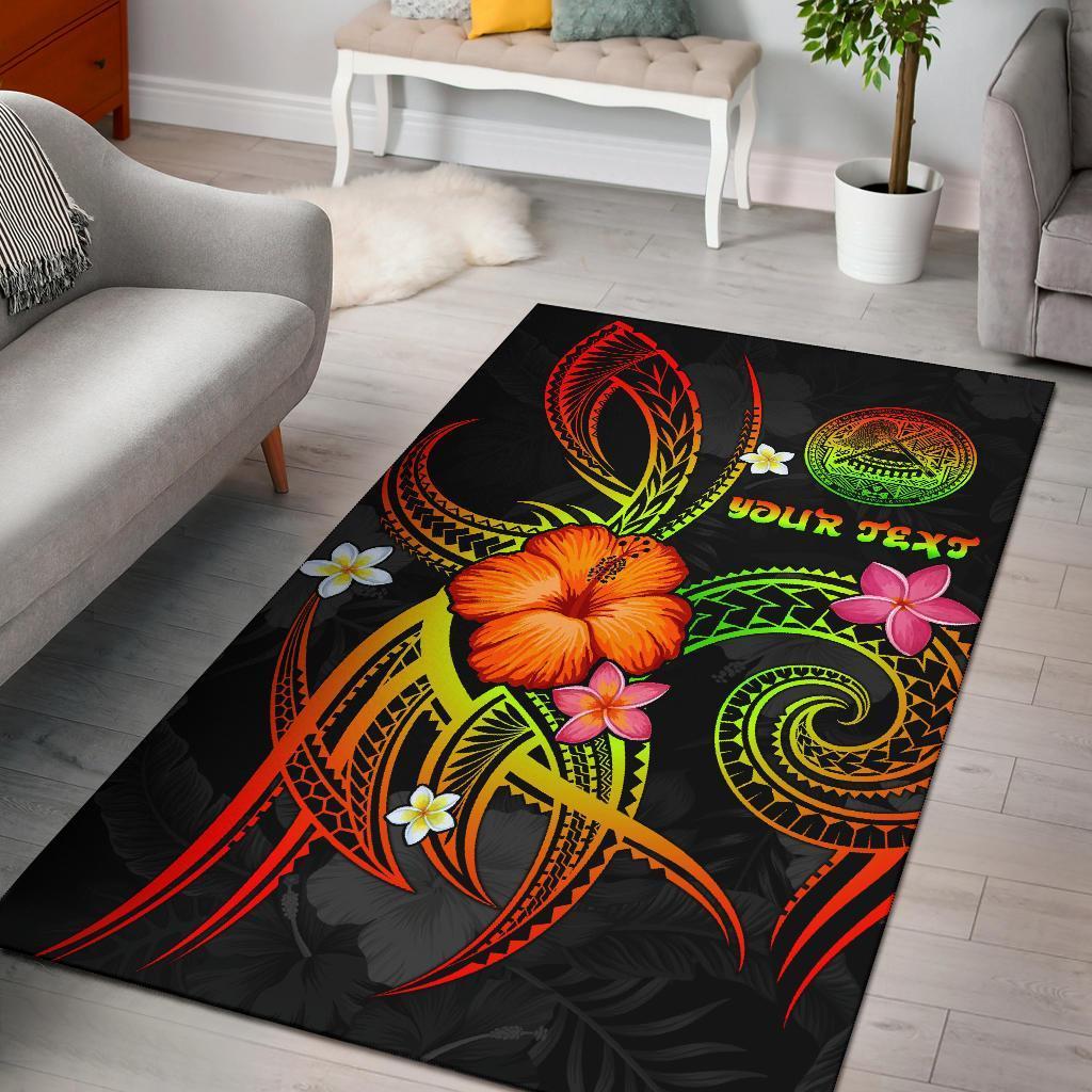 American Samoa Polynesian Personalised Area Rug - Legend of American Samoa (Reggae) - Vibe Hoodie Shop