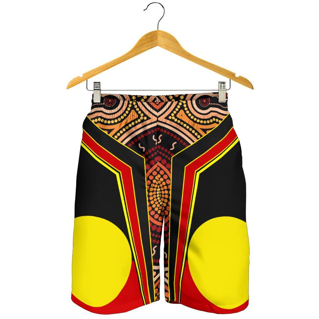 Men's Shorts - Aboriginal With Dot Painting Art - Vibe Hoodie Shop