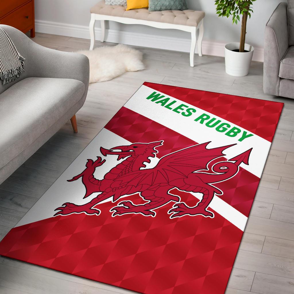 Wales Rugby Area Rug Sporty Style - Vibe Hoodie Shop