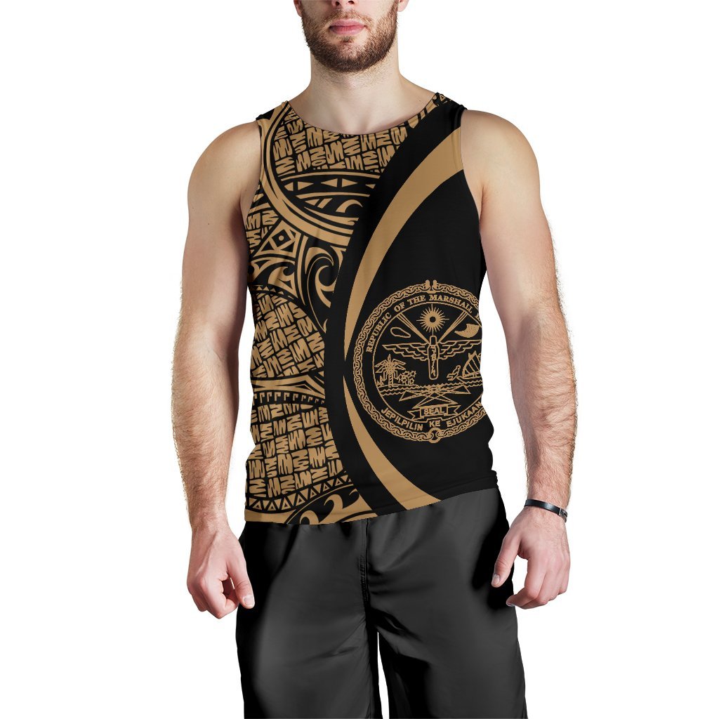 Marshall Islands Polynesian Men's Tank Top 03 - Vibe Hoodie Shop