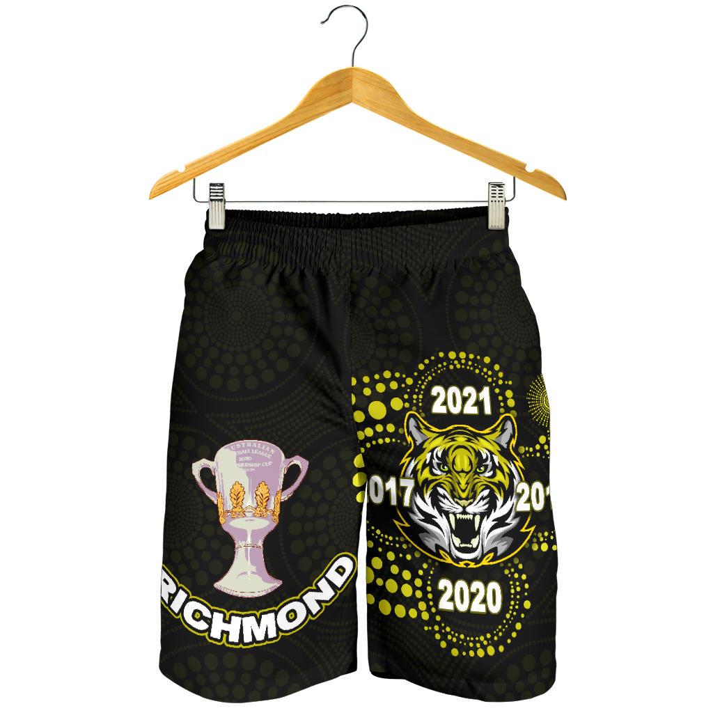 Richmond Premier Men Shorts Legendary Tigers Indigenous - Vibe Hoodie Shop