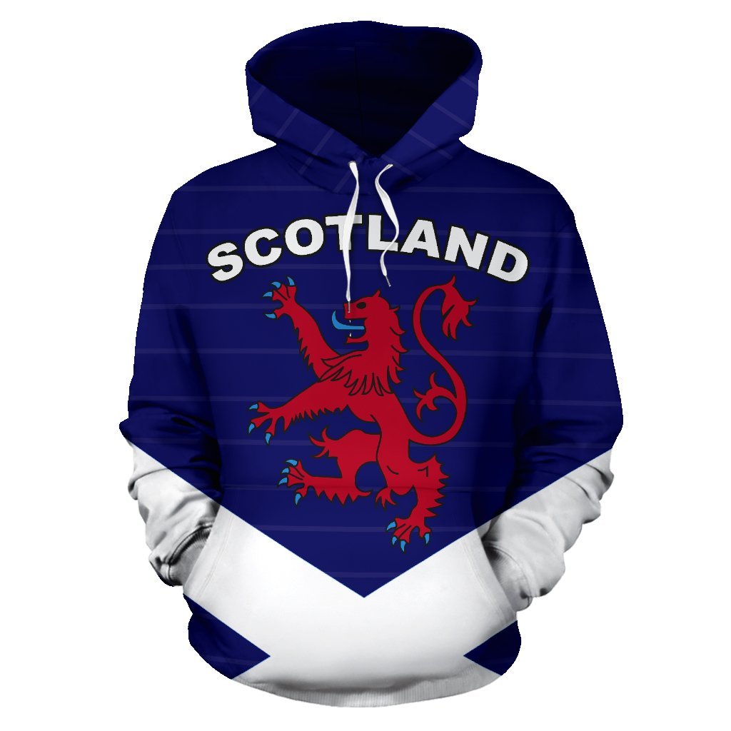 Scotland Hoodie Thistle And Lion - Vibe Hoodie Shop