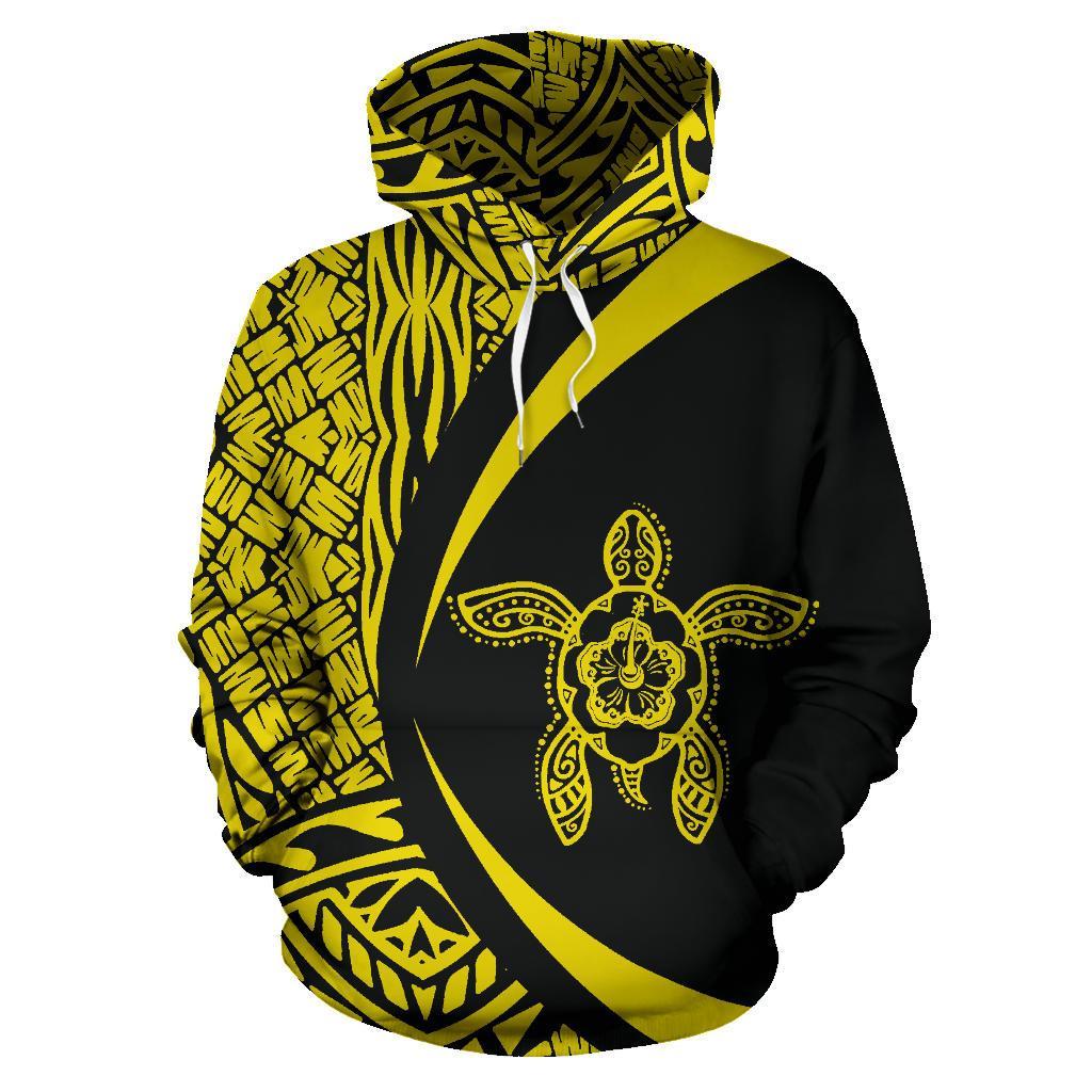 Marshall Islands Turtle Polynesian Hoodie - Circle Style 02 - Vibe Hoodie Shop