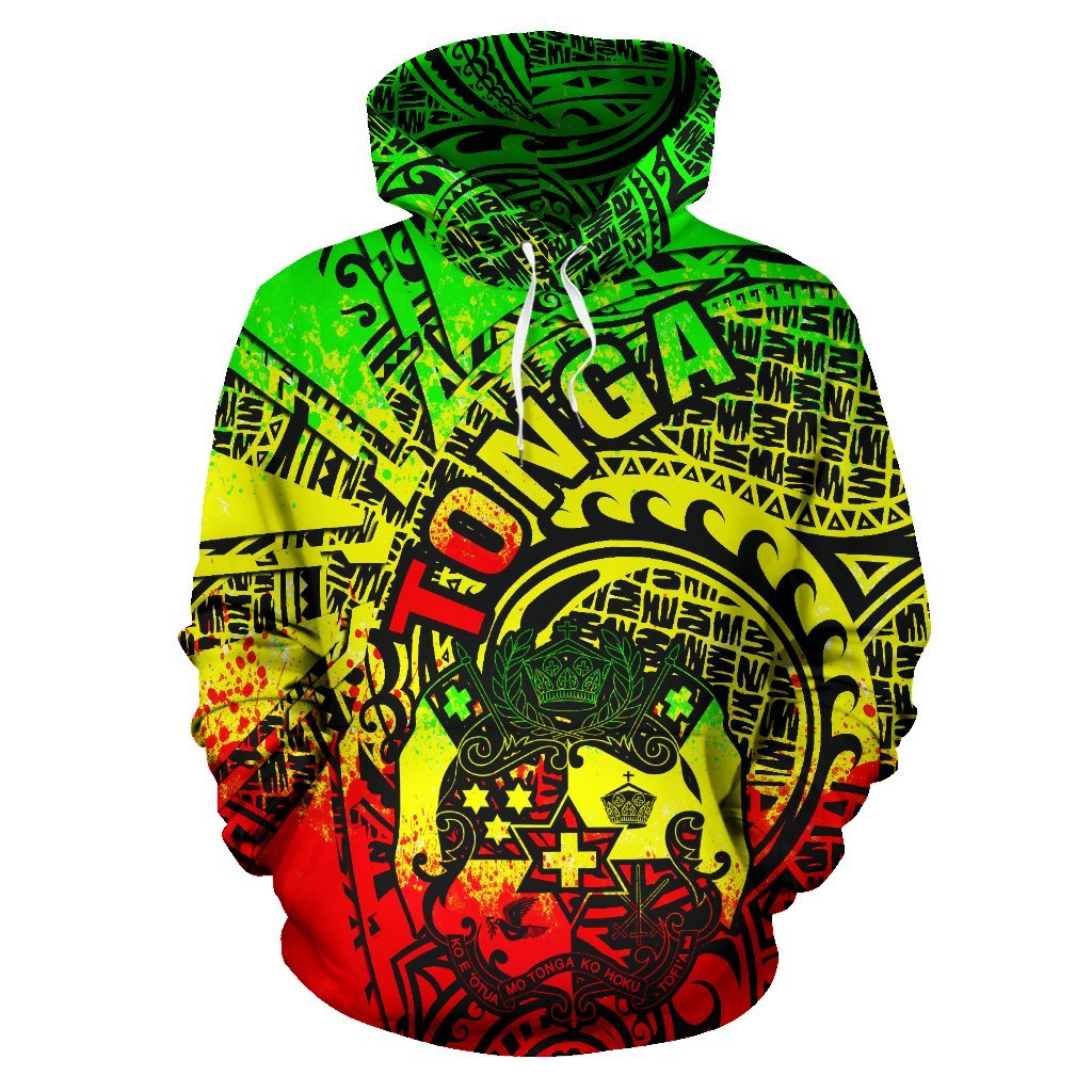 Hoodie Tonga Polynesia - Tornado Style - Vibe Hoodie Shop