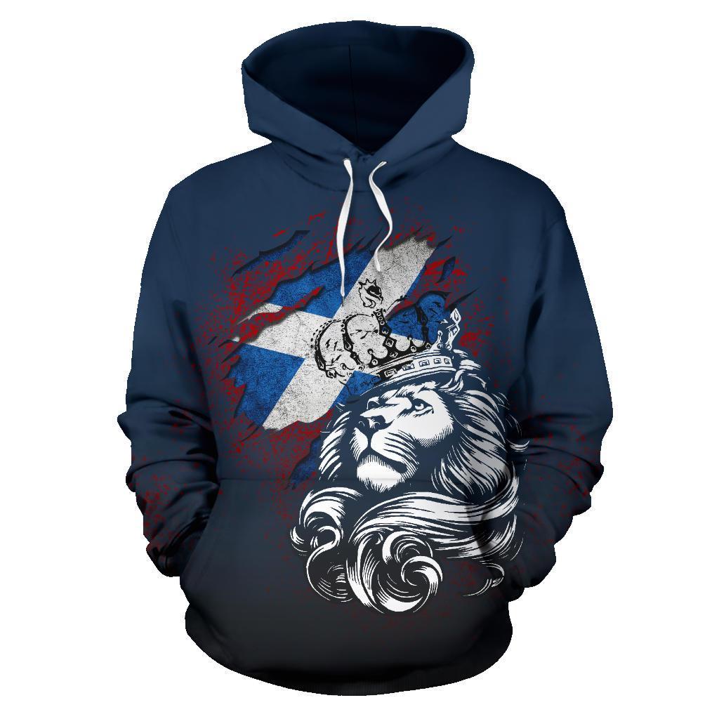 Lion Scotland All Over Hoodie - Scotland In Me - Vibe Hoodie Shop