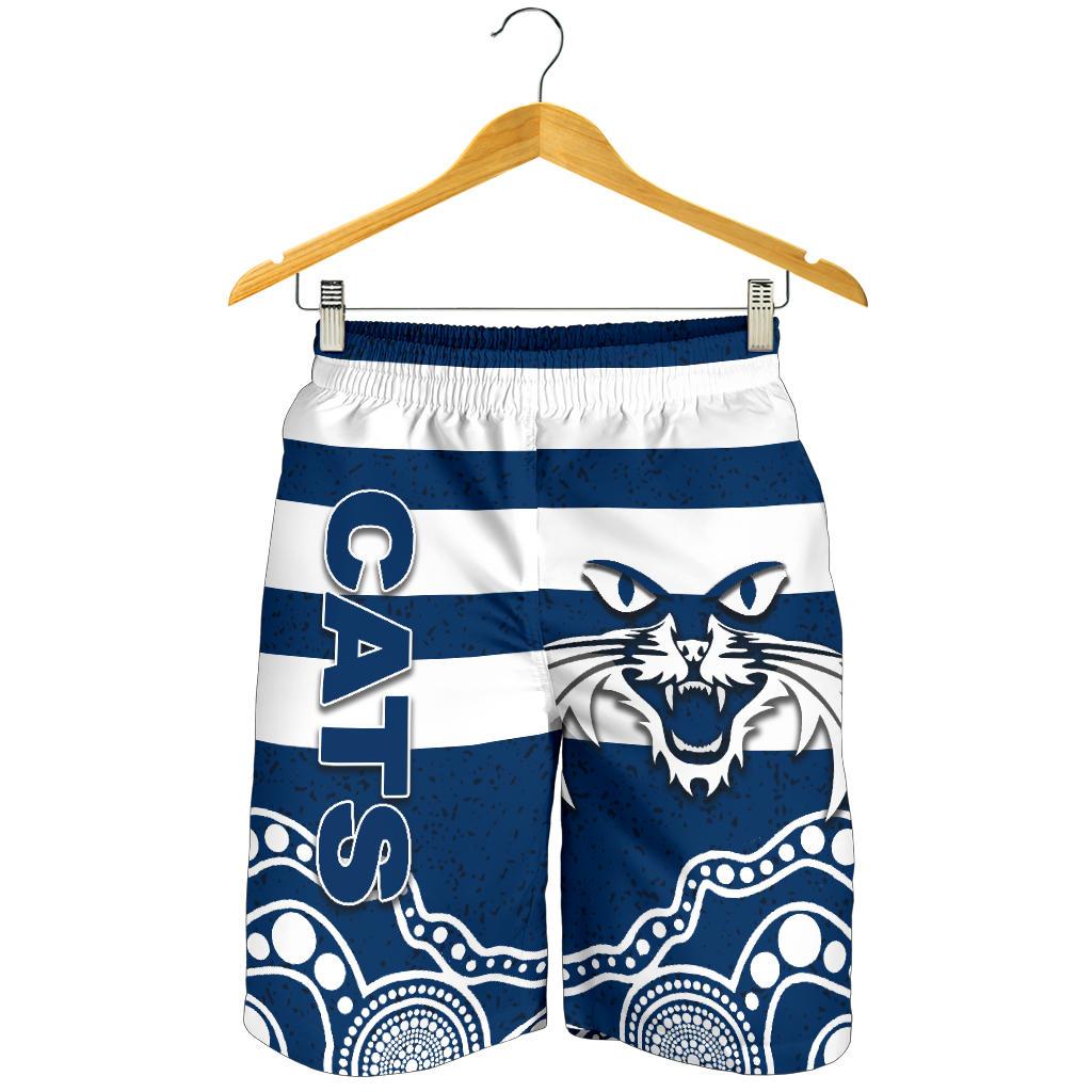 Cats All Over Print Men's Shorts - Vibe Hoodie Shop