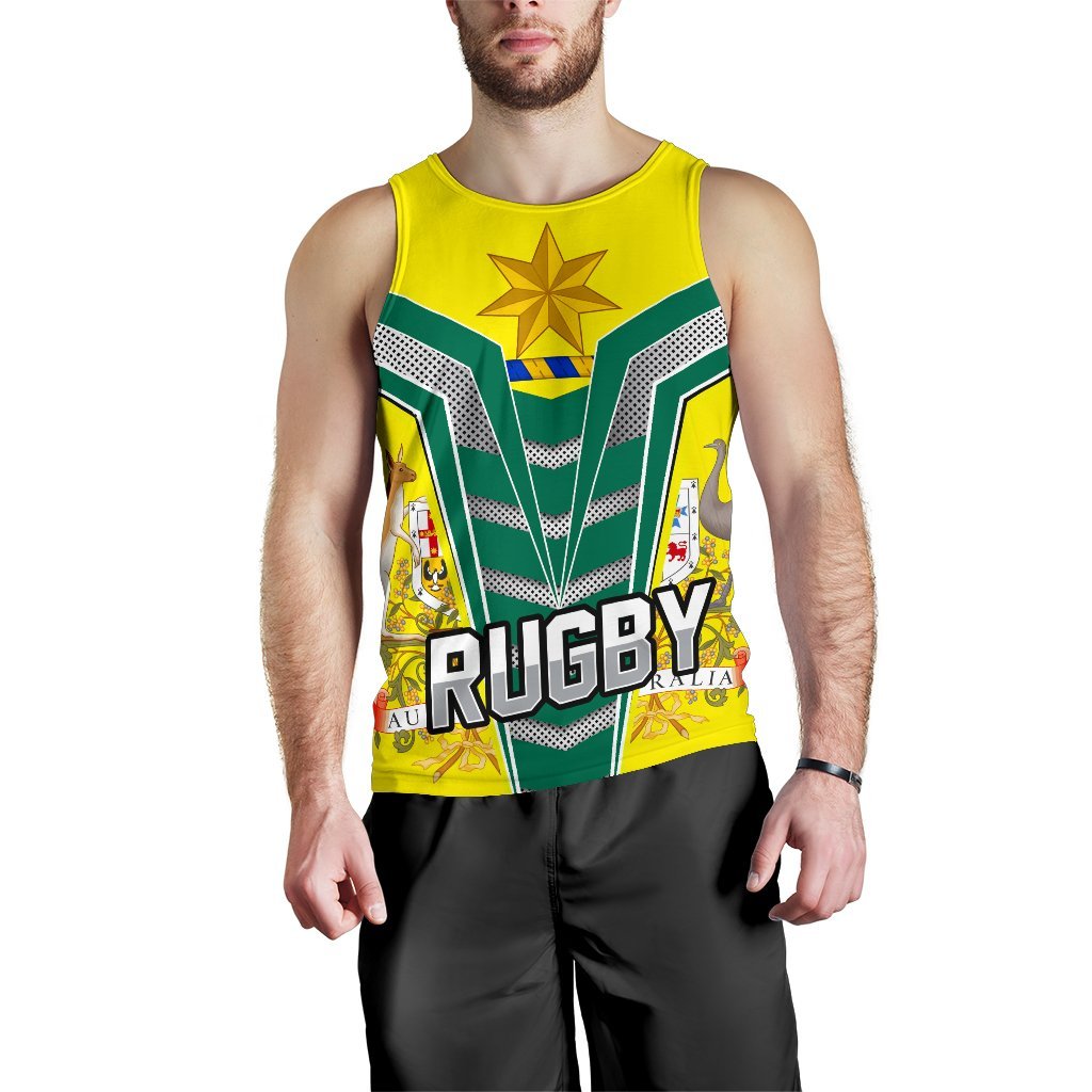 Men's Tank Top - The Rugby Championship - Rugby Australia - Vibe Hoodie Shop