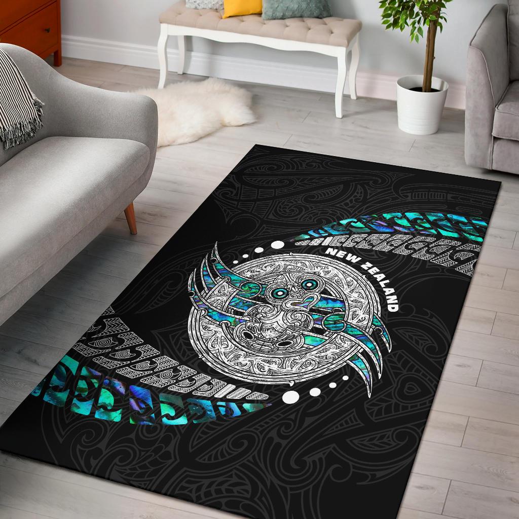 Maori New Zealand Area Rug Hei Tiki Sport Style - Vibe Hoodie Shop