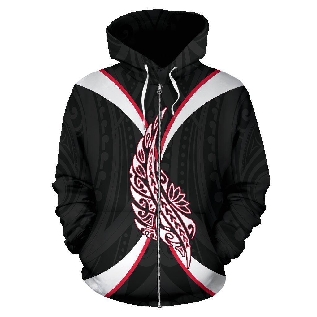 New Zealand Rugby All Over Zip - Up Hoodie - Vibe Hoodie Shop