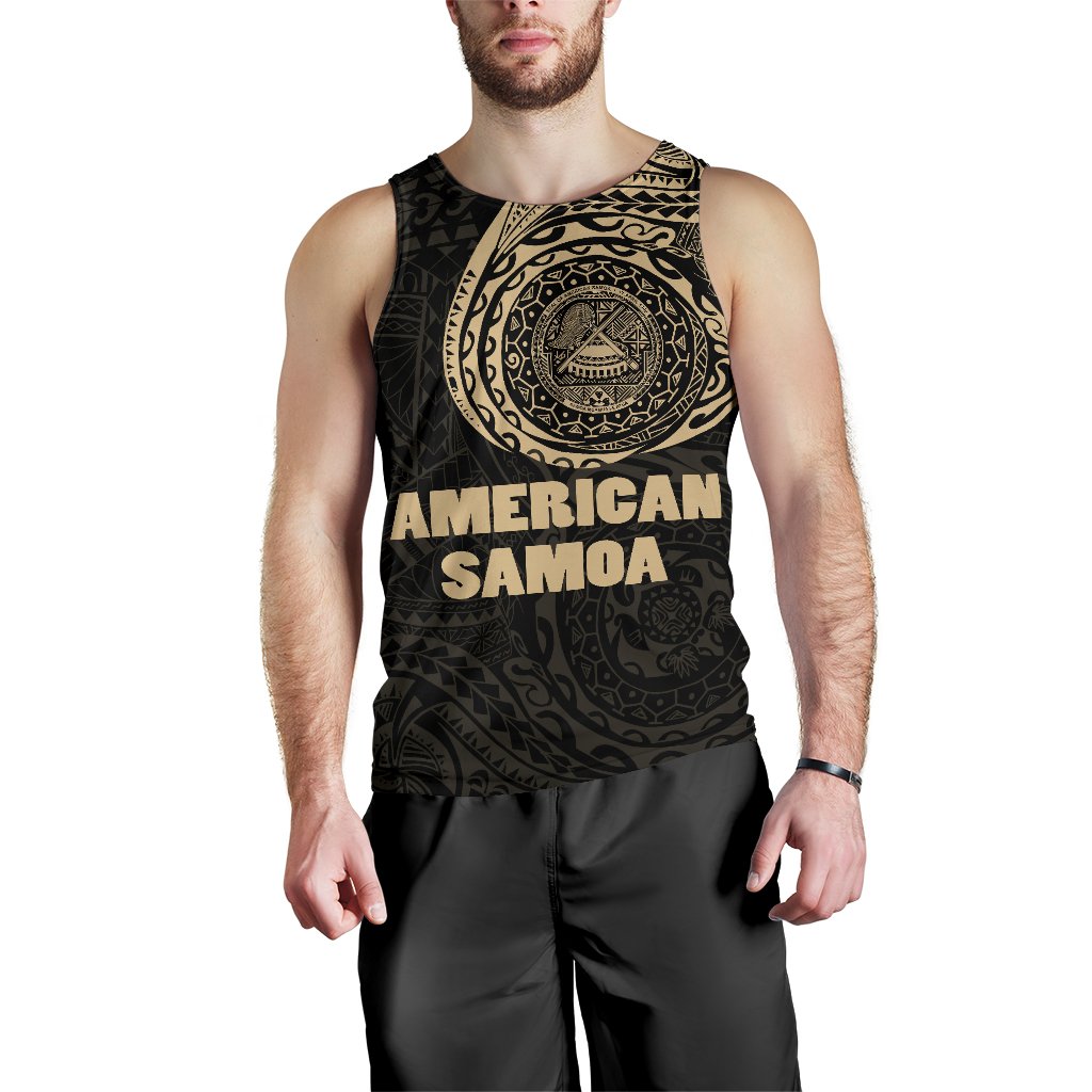 American Samoa In My Heart Tattoo Style Tank Top - Vibe Hoodie Shop