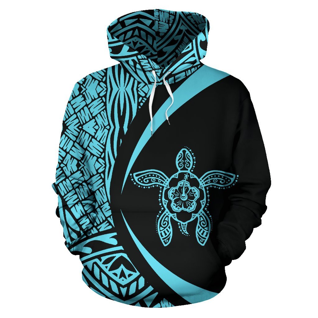 American Samoa Turtle Polynesian Hoodie - Circle Style 06 - Vibe Hoodie Shop