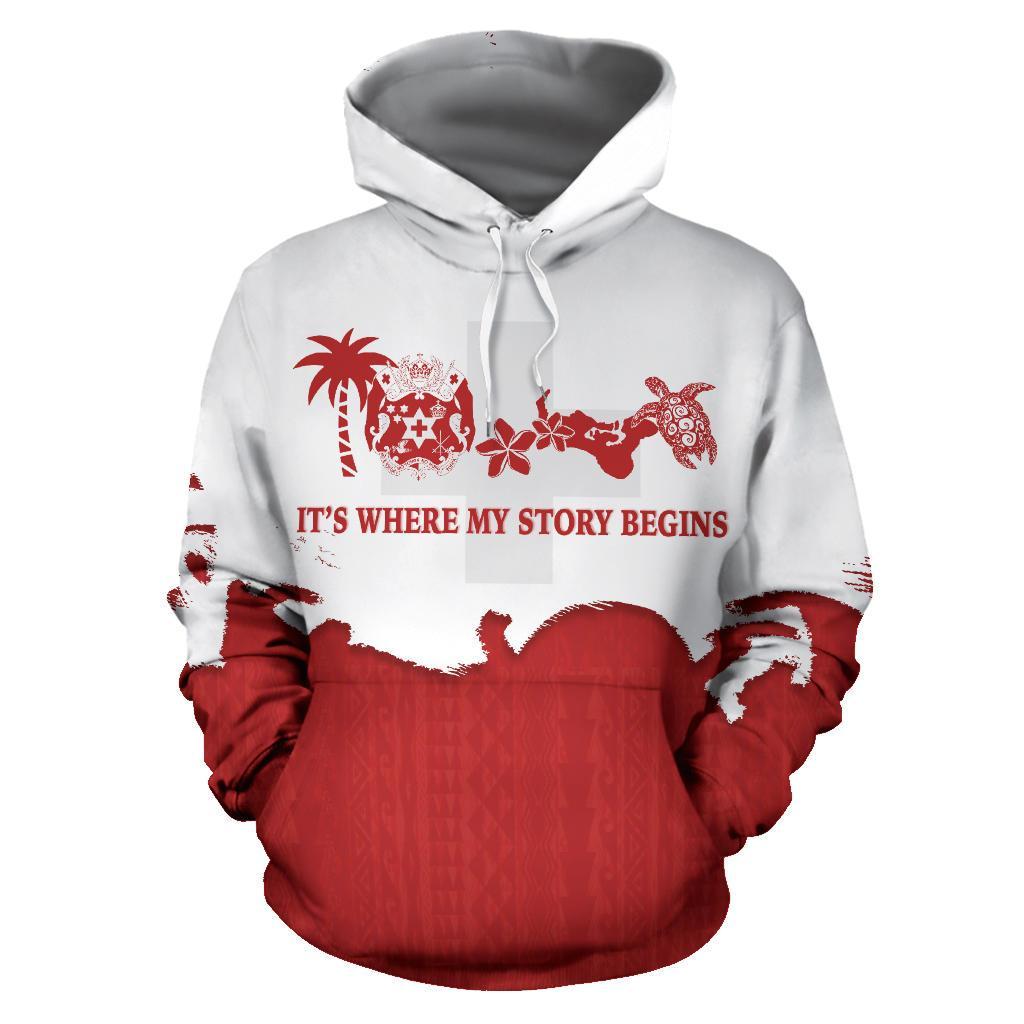 Tonga Where My Story Begins Hoodie - Vibe Hoodie Shop