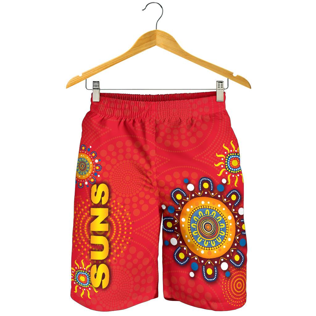 Gold Coast Men Shorts Suns Indigenous - Vibe Hoodie Shop