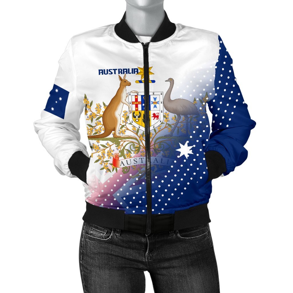 Women's Bomber Jacket - Always Proud Of Australia - Vibe Hoodie Shop