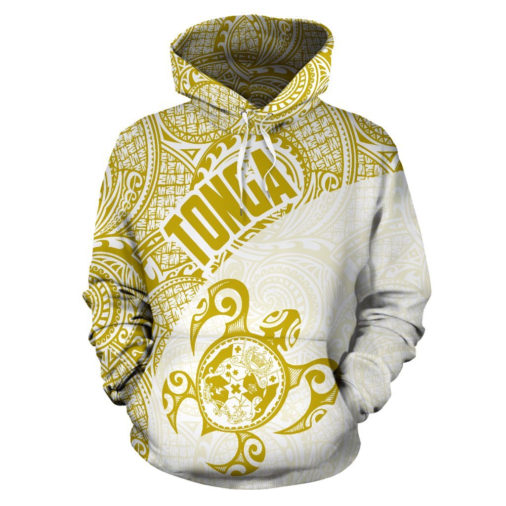 Hoodie Tonga Coat Of Arms Turtle Polynesian Pattern 07 - Vibe Hoodie Shop